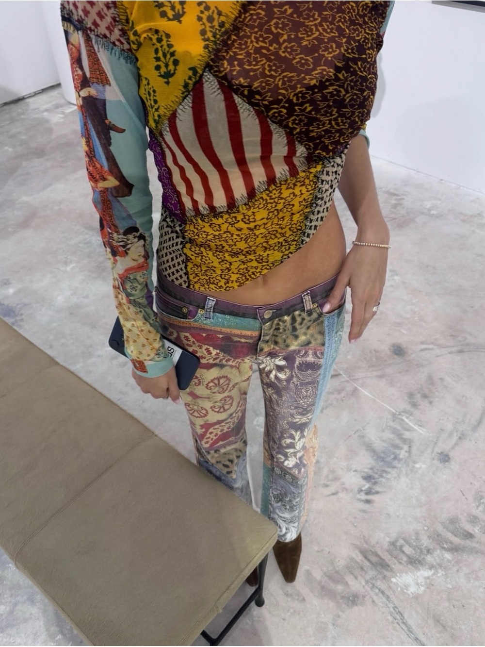 JEAN PAUL GAULTIER Soleil Top M